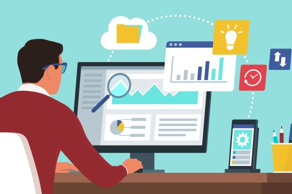 Corporate,Businessman,Working,In,The,Office,,He,Is,Checking,Financial