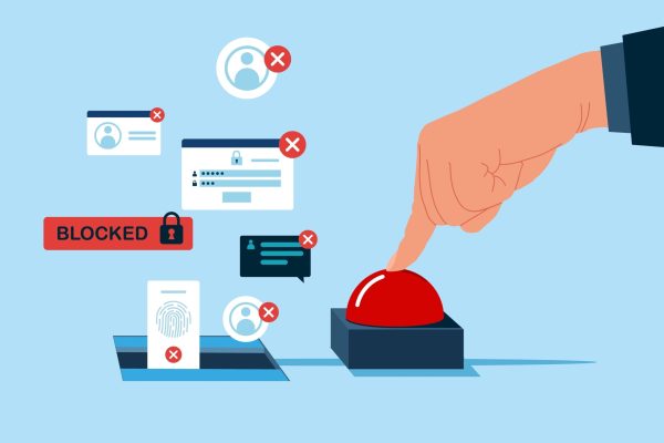 Arm,Presses,The,Start,Red,Button.,Push,Start,To,Open