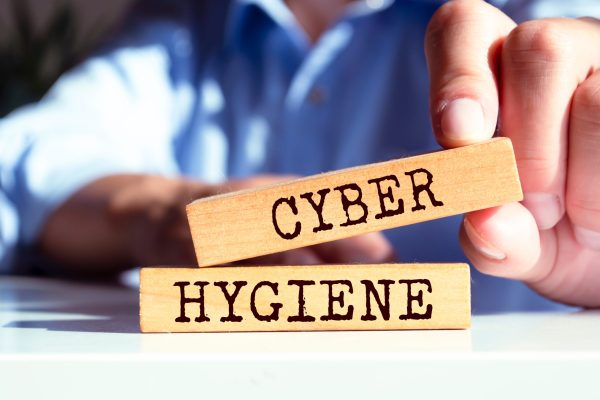 Wooden,Blocks,With,Words,'cyber,Hygiene'.,Business,Concept