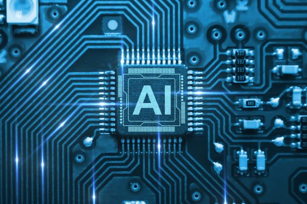 Concept,Ai,(artificial,Intelligence),Technology,,Chip,Ic,On,Pcb,,Pcb