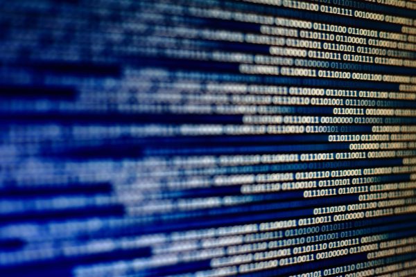 Blue,Binary,Code,Background.,Computer,Data,Transfer,Concept.,Computer,Ai