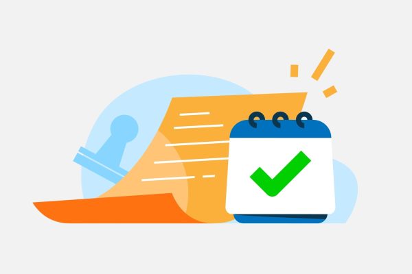 Illustration,Of,A,New,Regulation,Concept,,Document,With,An,Approval
