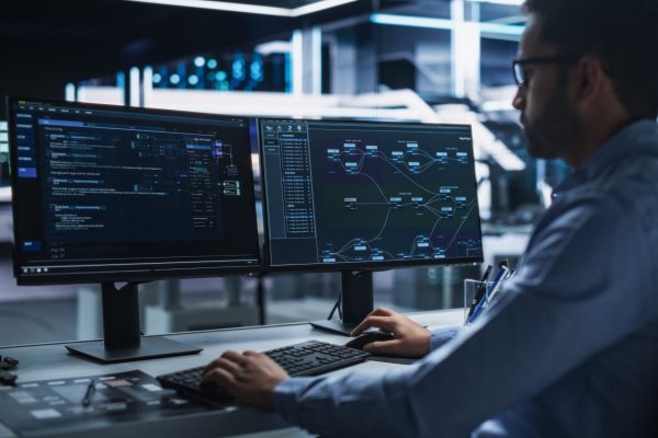 High-tech,Data,Center,Server,Control:,It,Specialist,Administrator,Working,On High-tech,Data,Center,Server,Control:,It,Specialist,Administrator,Working,On