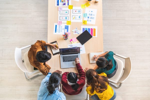 Young,Asian,Business,Creative,Team,Work,Together,Using,Laptop,Computer, Young,Asian,Business,Creative,Team,Work,Together,Using,Laptop,Computer,